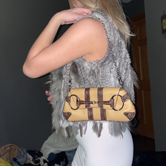 Rabbit fur grey vest coat - Picture 8 of 8